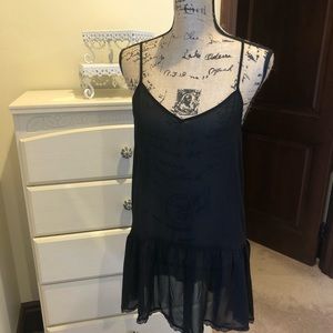 Black tunic top
